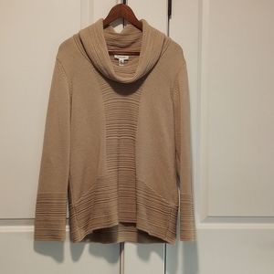Calvin Klein Detailed Cowl Neck Sweater